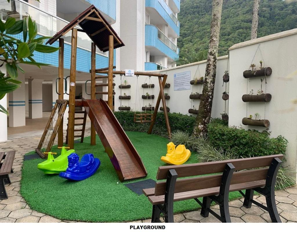 Apto Com Ar-Cond E Piscina A 100 M Praia Da Enseada Ubatuba Esterno foto