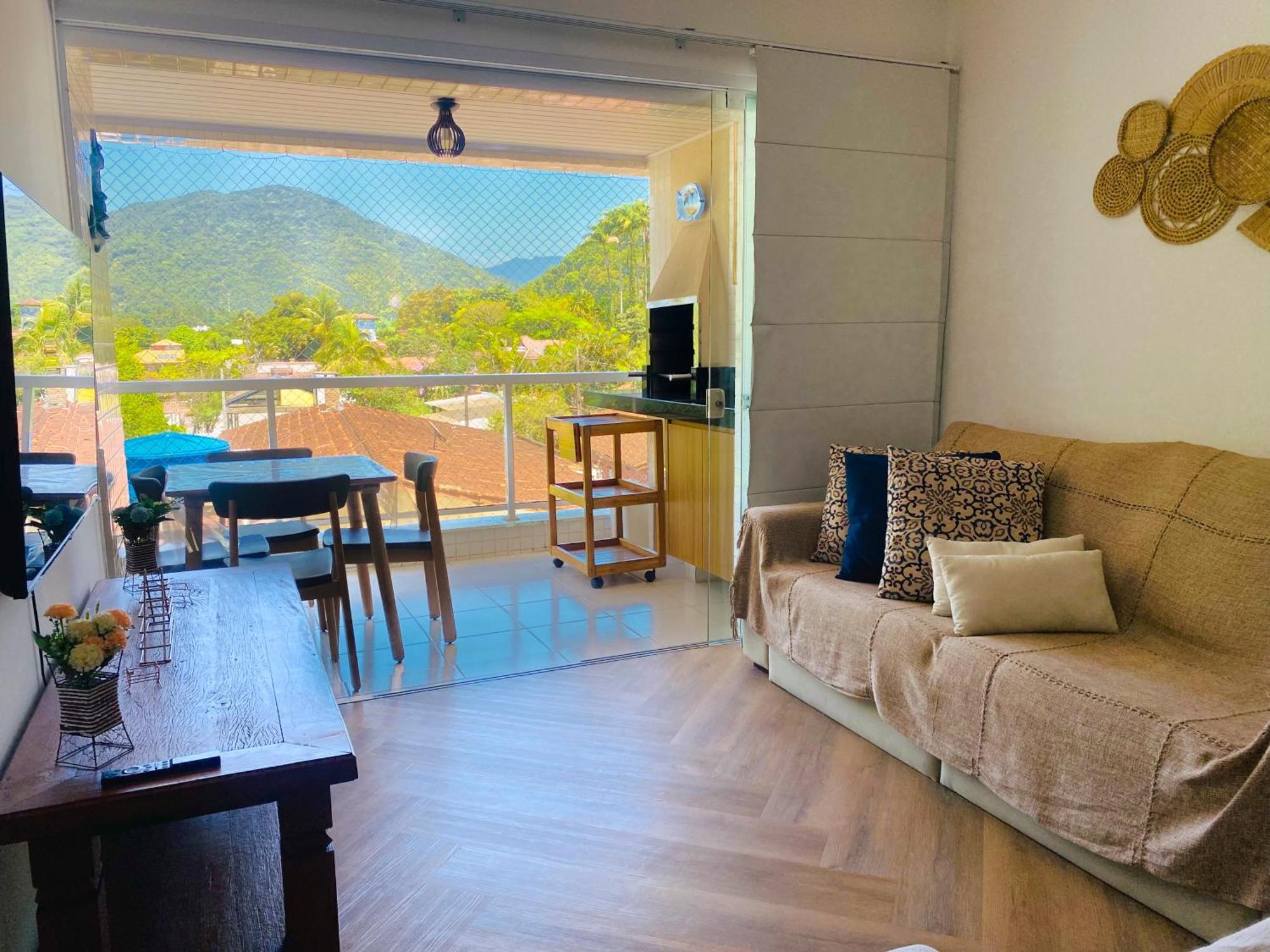 Apto Com Ar-Cond E Piscina A 100 M Praia Da Enseada Ubatuba Esterno foto